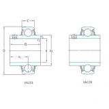 Bantalan YAR214-207-2FW/VA228 SKF