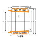 four-row tapered roller Bearings tQitS lm285546Td lm285510d double cup