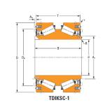 tdik thrust tapered roller bearings JHm957540dw JHm957519w