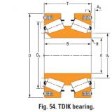 tdik thrust tapered roller bearings ee833157dw 833232