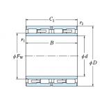 FOUR ROW CYLINDRICAL ROLLER BEARINGS NSK 100RV1401